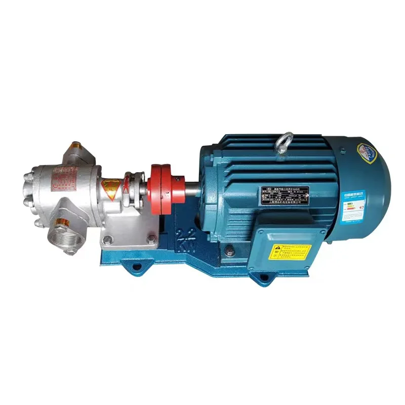 

Electric Kcb Gear Pump Food-grade Stainless Steel Cast Iron High Pressure Self-priming Olive Oil Diesel Marine Engine-2.2kw