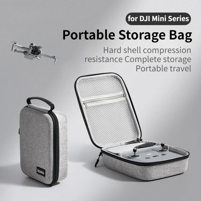 

Сумка для хранения дрона из ЭВА для DJI Mini2/SE/2SE/4K, противоударные защитные сумки с твердым корпусом и защитой от падения для сумки DJI Mini3/3Pro/4Pro