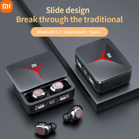 XIAOMI M90 Bluetooth Earphones True Wireless Earbuds LED Display Sports Gaming Headset TWS Stereo Headphones With Mic For Phone