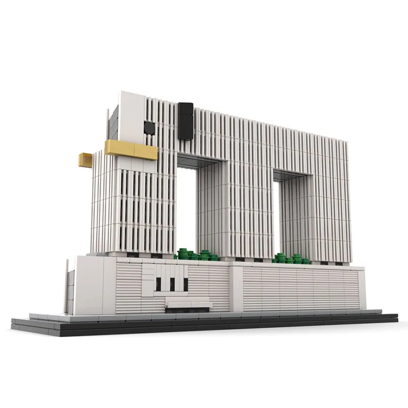 

MOC building blocks toy skyscraper model set for creative assembly toys. Ideal as a holiday gift for all enthusiasts.
