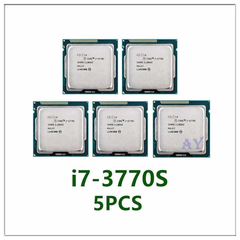 5PCS i7-3770S i7 3770S i7 3770 S 3.1 GHz Quad-Core 65W LGA 1155