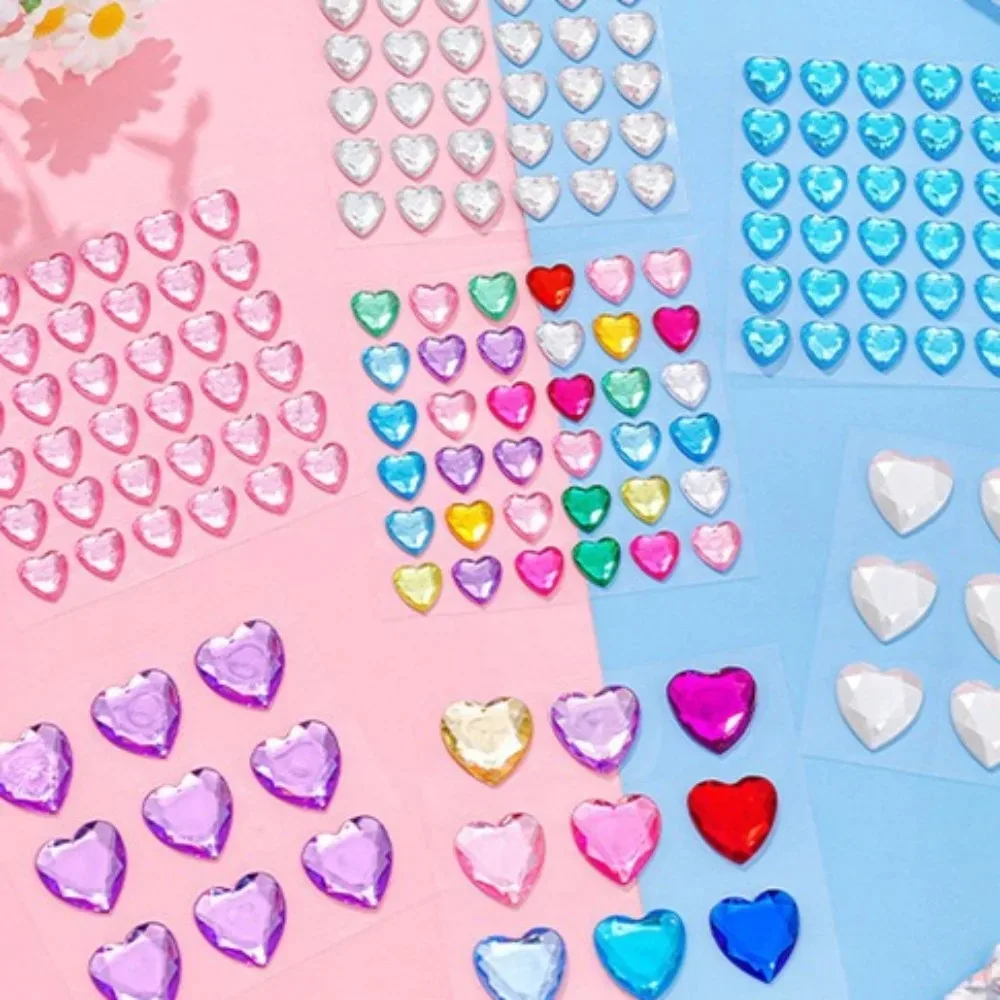 3D Crystal Diamond Sticker Girl Beautiful Sticker Toys For Children On Scrapbook Phone Laptop Gifts Cute Stationary