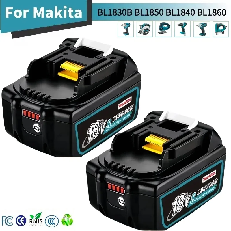 

DDF487 for Makita 18V Battery with Charger, LXT Battery, BL1860, BL1850, BL1850B, BL1840, BL1840B, BL1830, BL1830B, BL1815