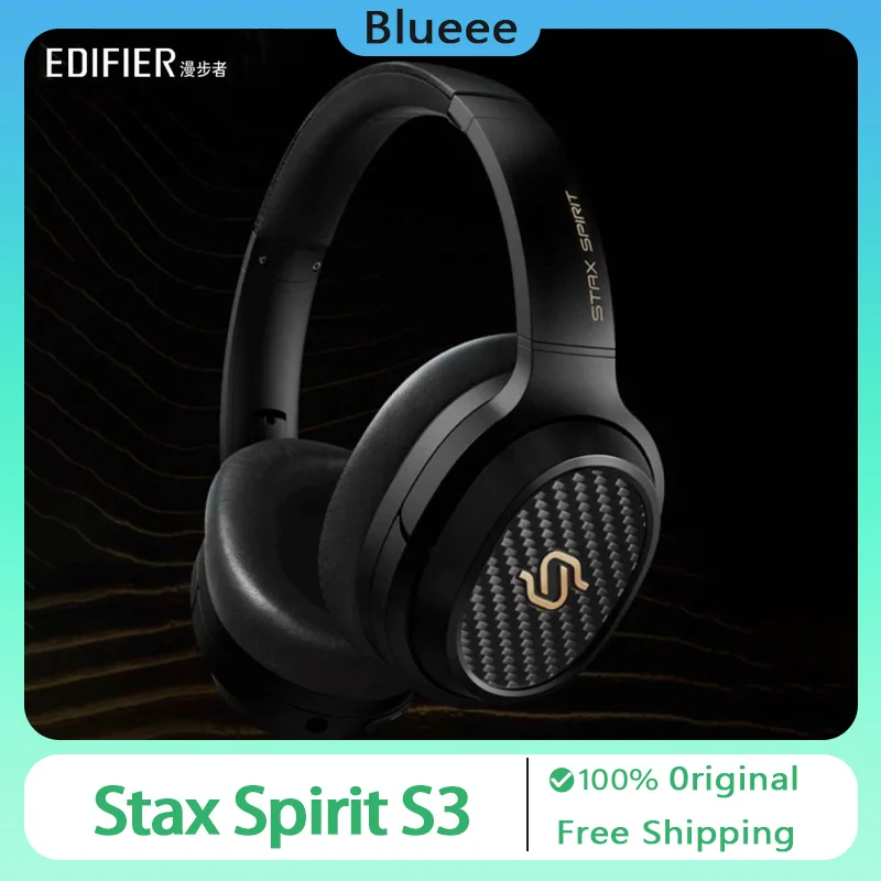 Stax Spirit S3 Over Ear Wireless Earphone Bluetooth Noise Reduction Waterproof Lightweight Low Latency Game Headphones Man Gifts