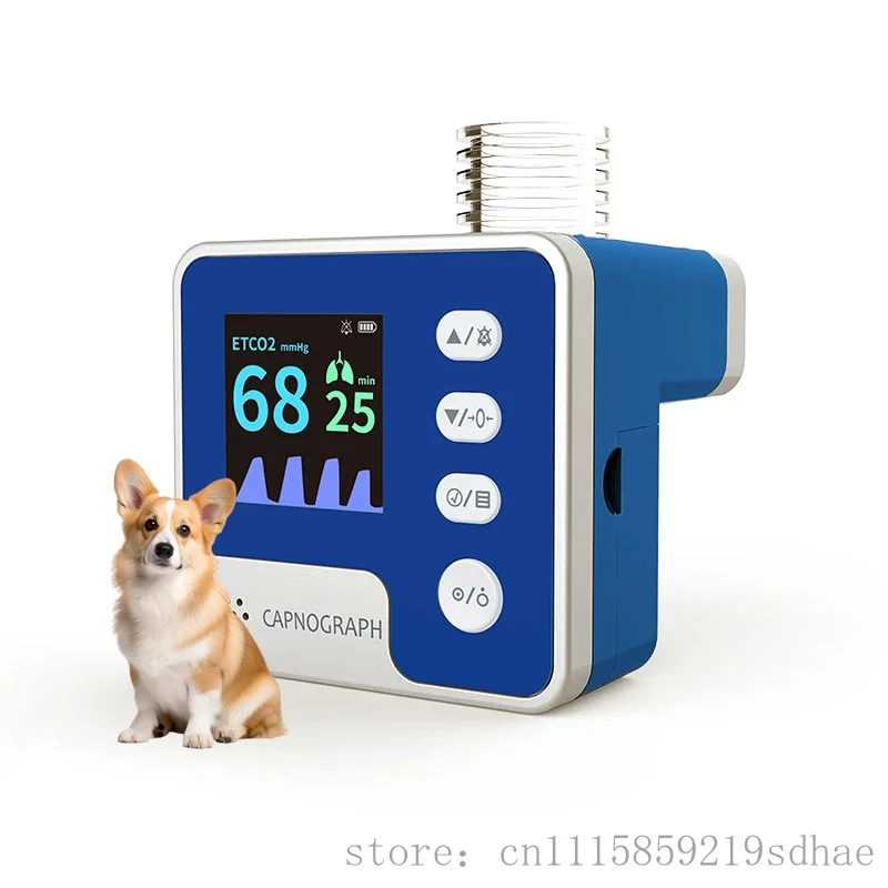 Animal Surgical Monitoring Capnograph CA0M‑VET Veterinary Detection Device
