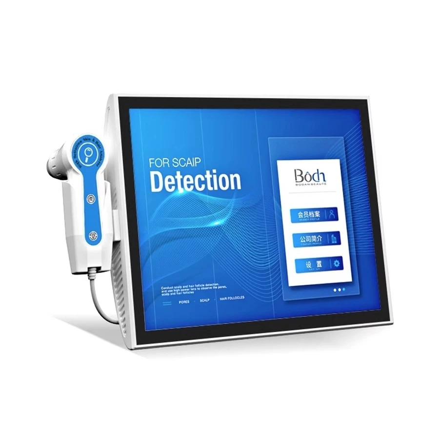 

Scalp Detector, Hair Follicle High Definition Skin Test Analysis Instrument, Analysis Four Spectrum Machine