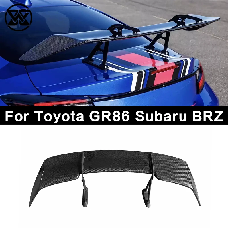 

Carbon Fiber Rear Trunk Lid Spoiler Tail Wing For Toyota GR86 Subaru BRZ Car Rear Wing Splitter Diffusers Body Kit Auto Parts