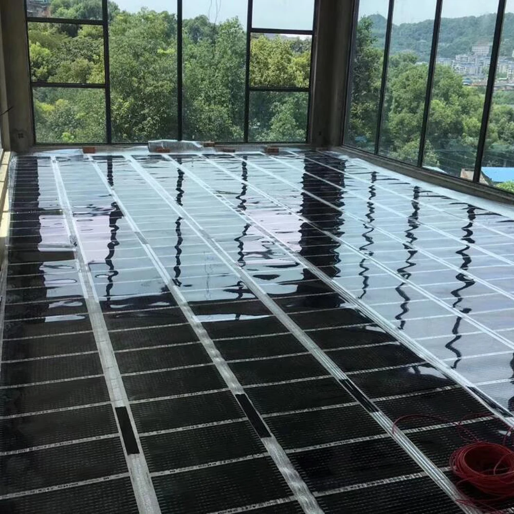 Imagem -06 - Filme de Aquecimento Infravermelho 50 cm 20 m com Termostato Wi-fi Inteligente 400 w m2 Kits de Tapete de Chão Quente para Aquecimento de Piso Doméstico m2 Lote