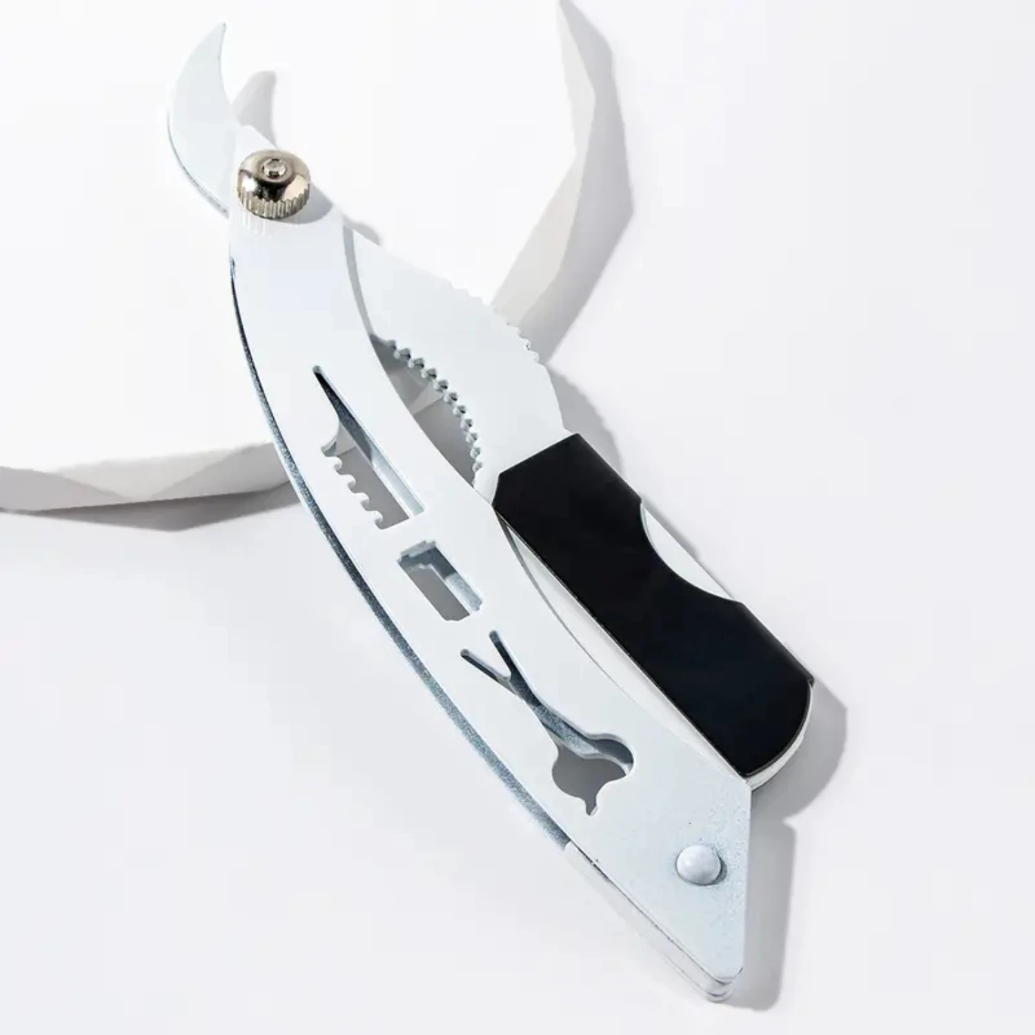 

Классическая мужская ручная бритва для бороды в стиле ретро, 1 шт., без лезвия для точной бритья, складная с белым держателем лезвия для бритья, Pe