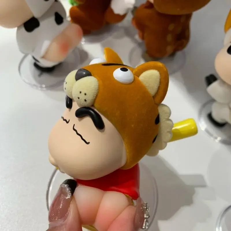 

MINISO Crayon Shin-Chan Animal Butt Vinyl Blind Box Cartoon Cute Cheap Style Doll Anime Peripheral Ornament Toy Mystery Gift Box