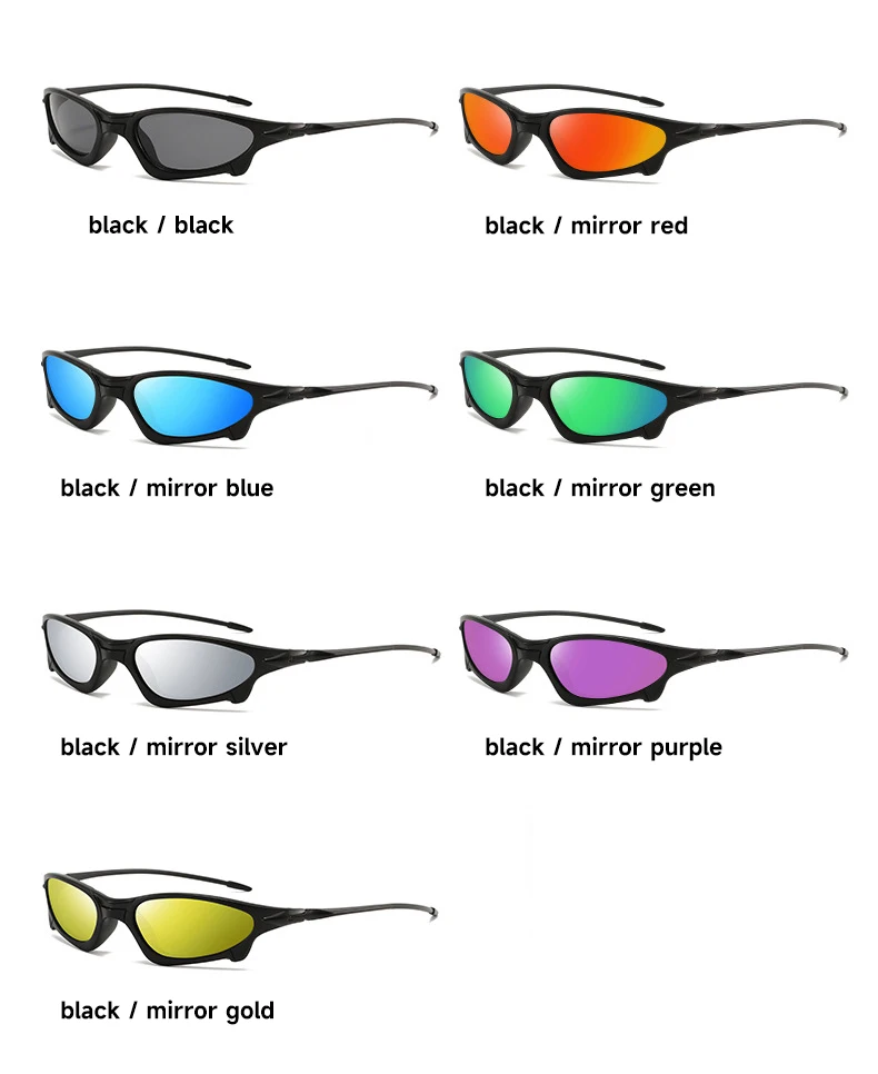 Ultraleichte Polarisierte Sonnenbrille für Herren Markendesigner UV400 Sonnenbrillen für Damen Fahrbrillen Sportbrillen Verspiegelte Gläser – Detail 4
