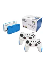 Nueva Consola de Videojuegos 128G con 50000 Juegos Retro Integrados, 50 Emuladores, Consola de Videojuegos con Dos Controles Inalámbricos X10 Pro Game Stick 4K