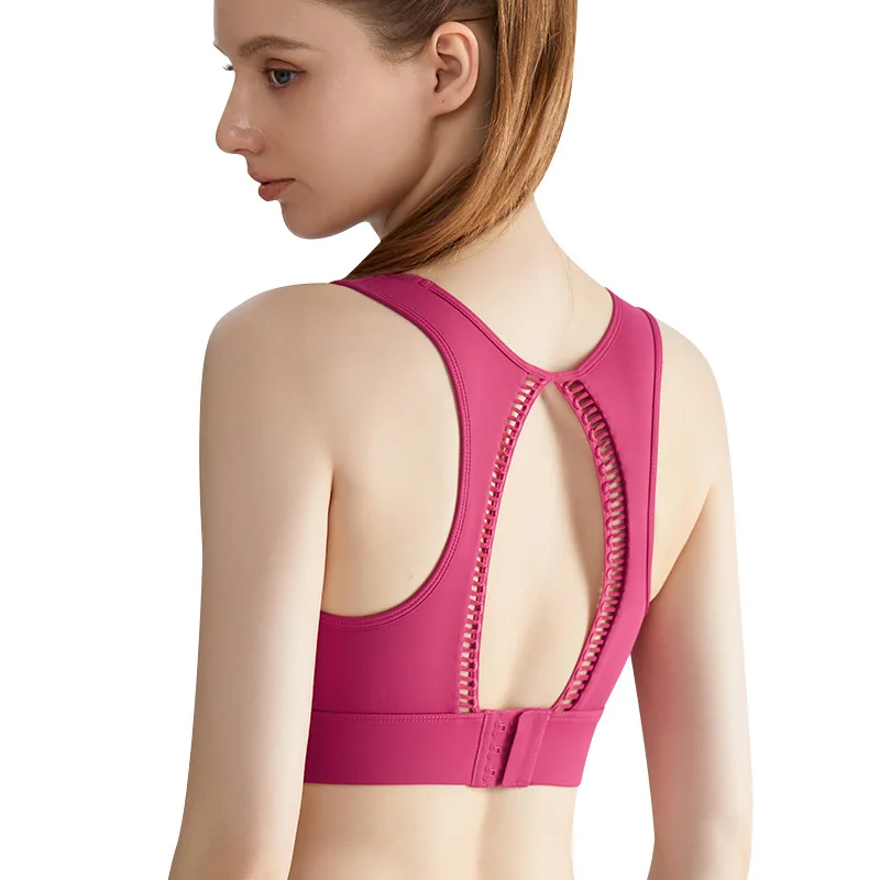 حمالة صدر رياضية مثيرة للنساء من Lahn، كوب ثابت متكامل للصيف واللياقة البدنية واليوجا، تصميم جميل لقطع الظهر #4
