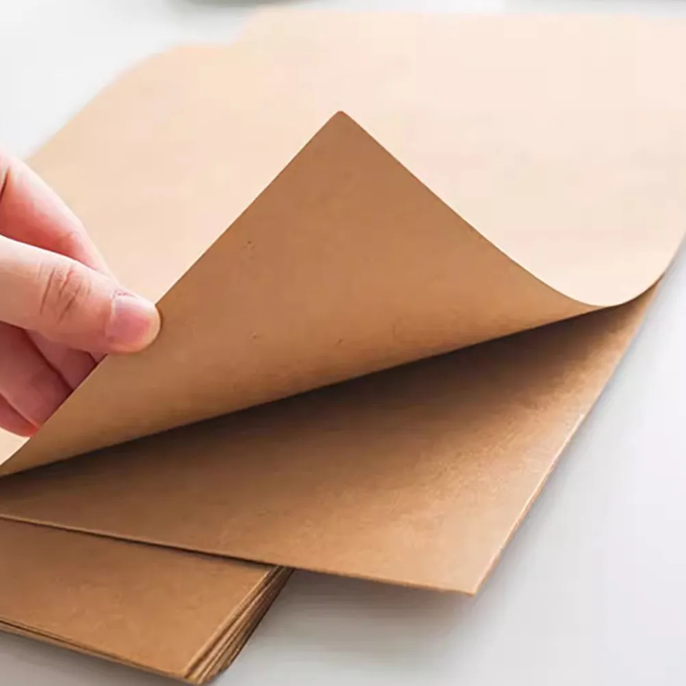 10Pcs Kraft Paper File Folder A4 Bifold Presentation Folder with Pocket Stylish Minimalist Document Holder for Office School
