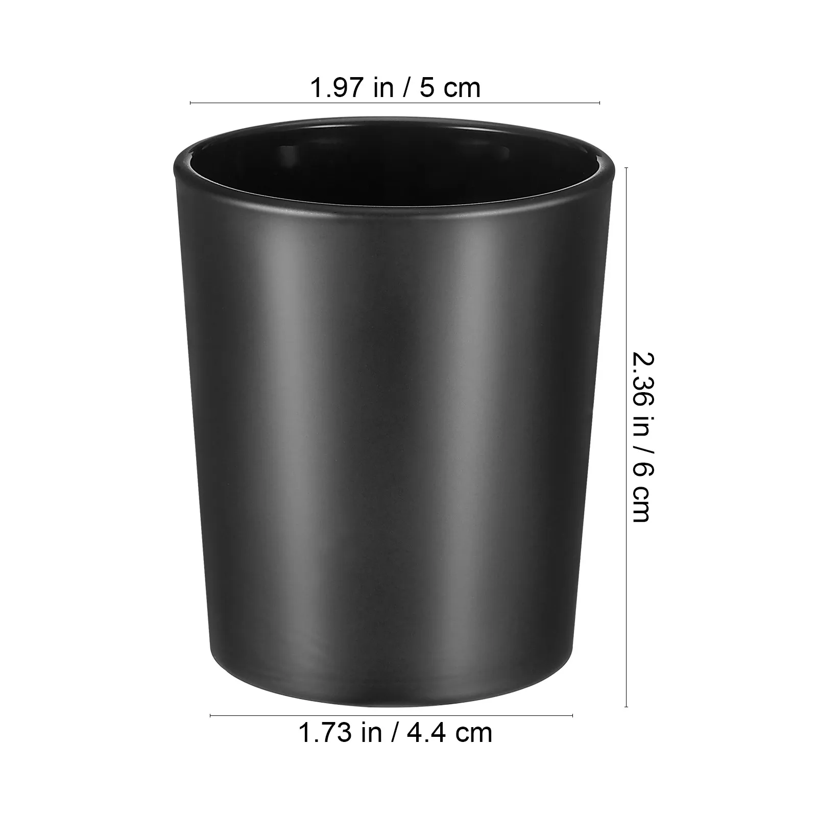 4Pcs Black Frosted Holder Set High Quality Glass Candlestick for Dining Table Decor Romantic Home Supply
