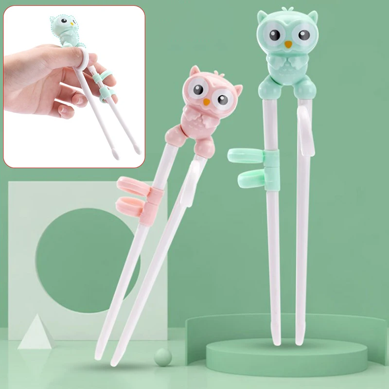 

1 Pair Cartoon Animal Head Chopsticks Children Eating Training Chopsticks Baby Safty Learning Chopsticks Chinese Chopsticks