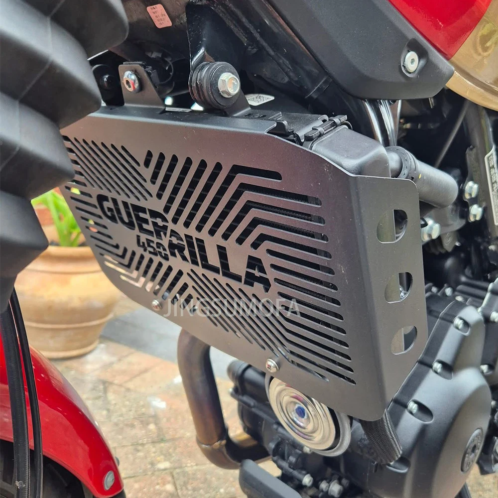 ل GUERRILLA450 Guerrilla450 Guerrilla 450 2024 2025 دراجة نارية الملحقات المبرد الحرس مصبغة الغطاء الواقي guerrilla450