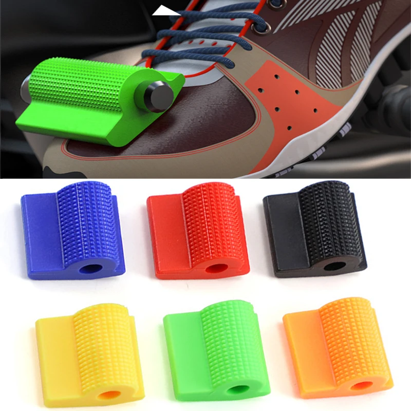 8mm Motorcycle Shift Gear Lever Pedal Rubber Cover Shoe Protector Foot Peg Toe Gel for Kawasaki Yamaha Honda Moto Accessories