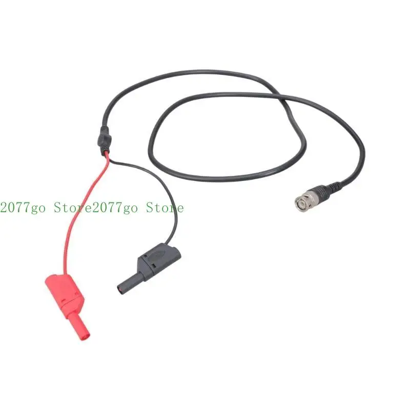 

Y1UD Stackable Double Banana Plugs to BNC Male Oscilloscope Probes Cable 120CM Length