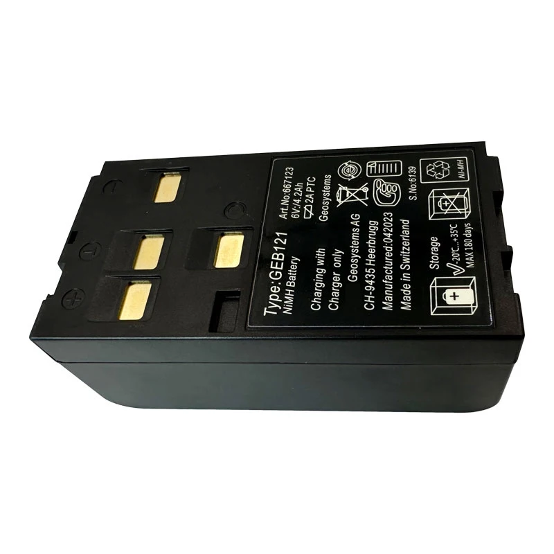 

Совершенно новый аккумулятор GEB121 для Leica TC302/402/402R/700/802 TPS300/400/700/800/1100, тахеометр для геодезии, 6 В, 4200 мАч