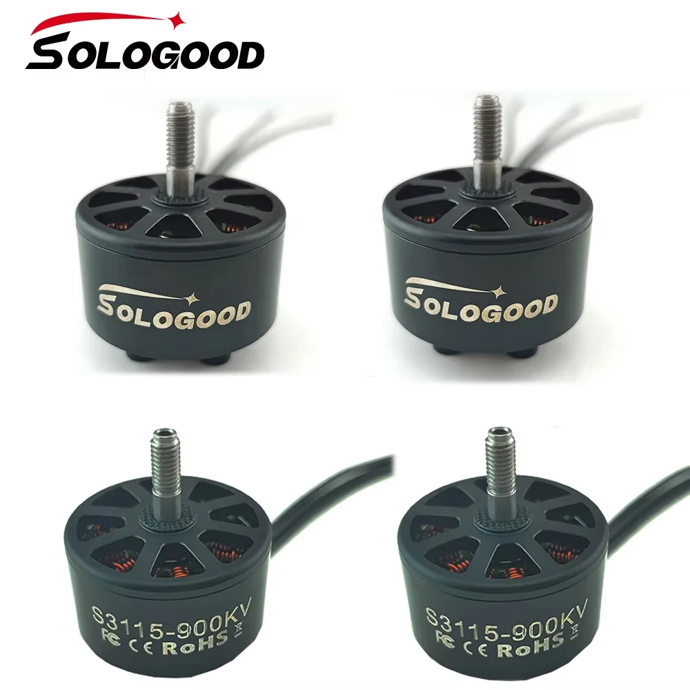 SoloGood 3115 900KV Brushless Motor 6S LIPO for FPV Freestyle 9inch 10inch Long Range Cinelifter Drones RC Model