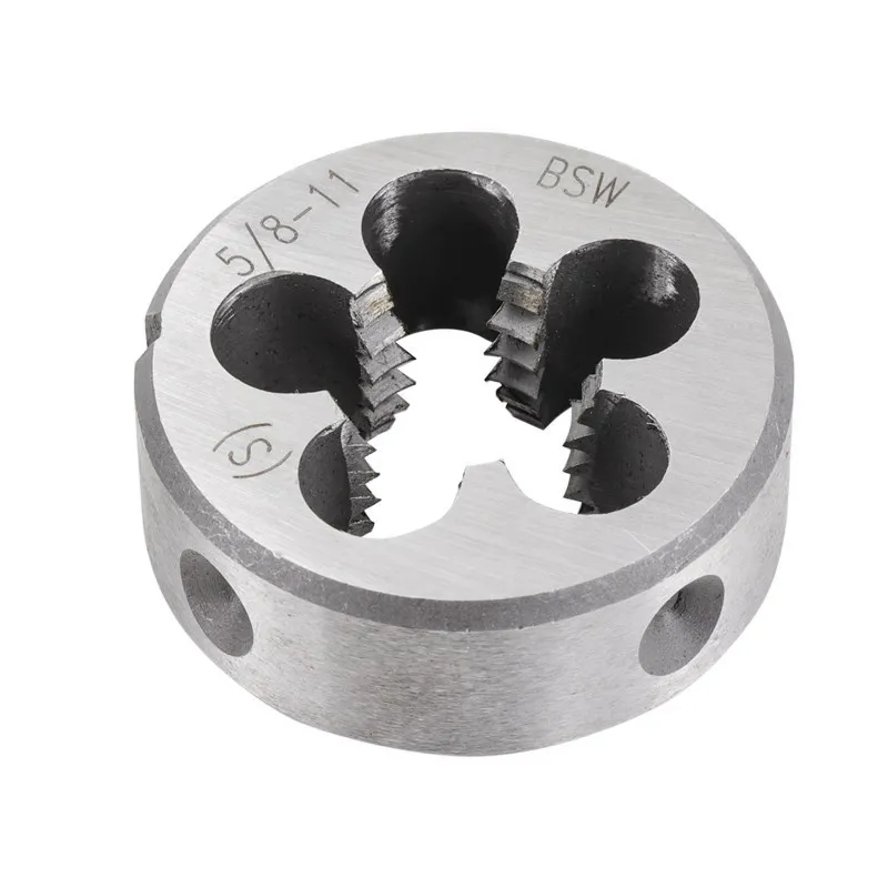 BSF BSW Metric Thread Die, 1/2 5/32 3/16 1/4 5/16 1/2 5/8 para usinagem de moldes, parafuso da mão direita, ferramenta manual