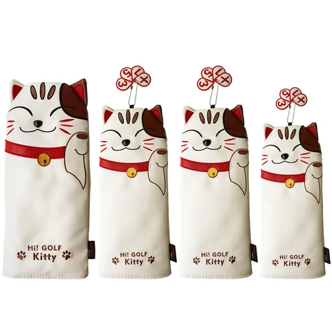 Чехол Для Клюшки Для Гольфа Lucky Cat, Гибридный, Для Драйве