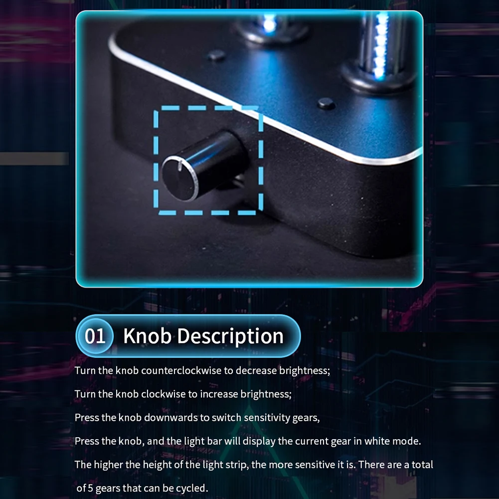 IN9 Glow Tube Schallpegelmesser Retro LED Pickup Control Rhythmus Lichter Typ-C Schnittstelle Sound Pickup Atmosphäre Licht Dekoration