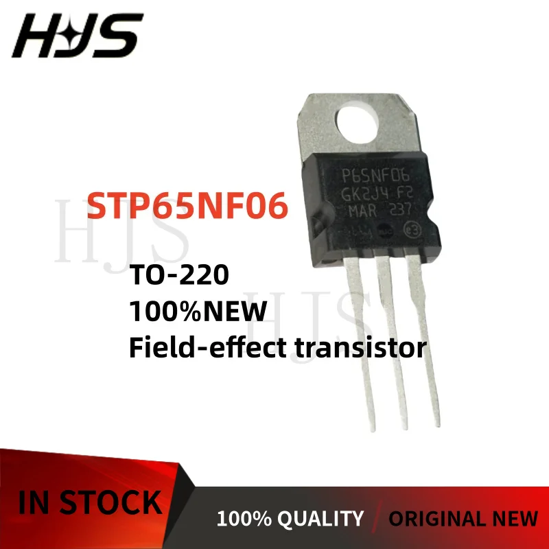 10-30Pcs Brand new STP65NF06 P65NF06 MOS Field-effect transistor TO-220 In stock