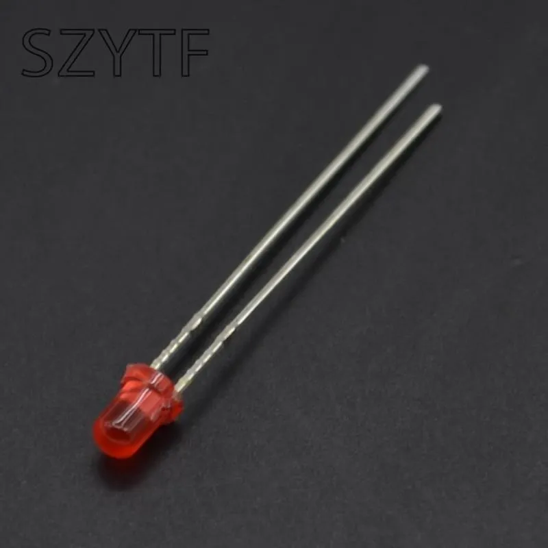 100PCS/lot 3mm LED Diode Kit 3 mm Light Emitting Warm White Green Red Blue Yellow Orange Purple UV Pink LED DIY