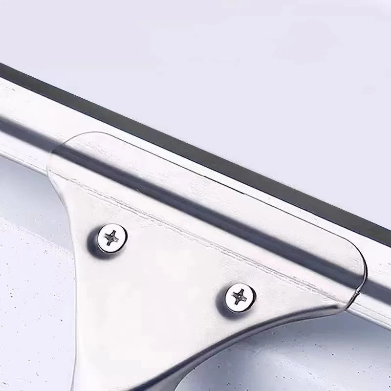 Haushalts-Glasreiniger mit Silikonklinge und Haken für Badezimmerspiegel, Auto, Dusche und Fenster – Detail 6