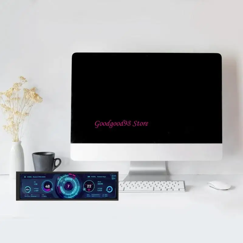 

Вторичный дисплей корпуса ПК 1920x480 для компьютерных систем Экран шасси 8,8 дюйма