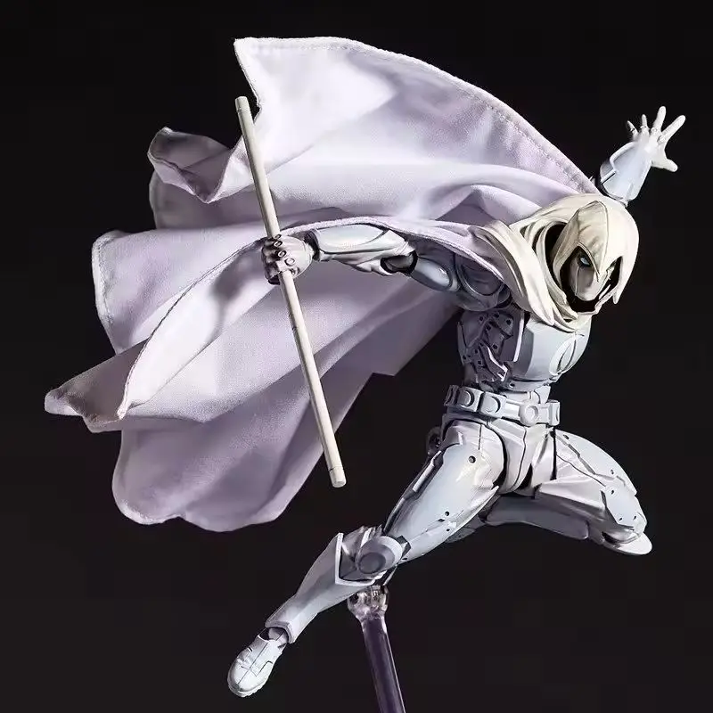 

Moon Knight Revoltech Amazing Yamaguchi Articulated Action Figure Marc Spector Collectible Model Toy 16cm Decor Birthday Gifts