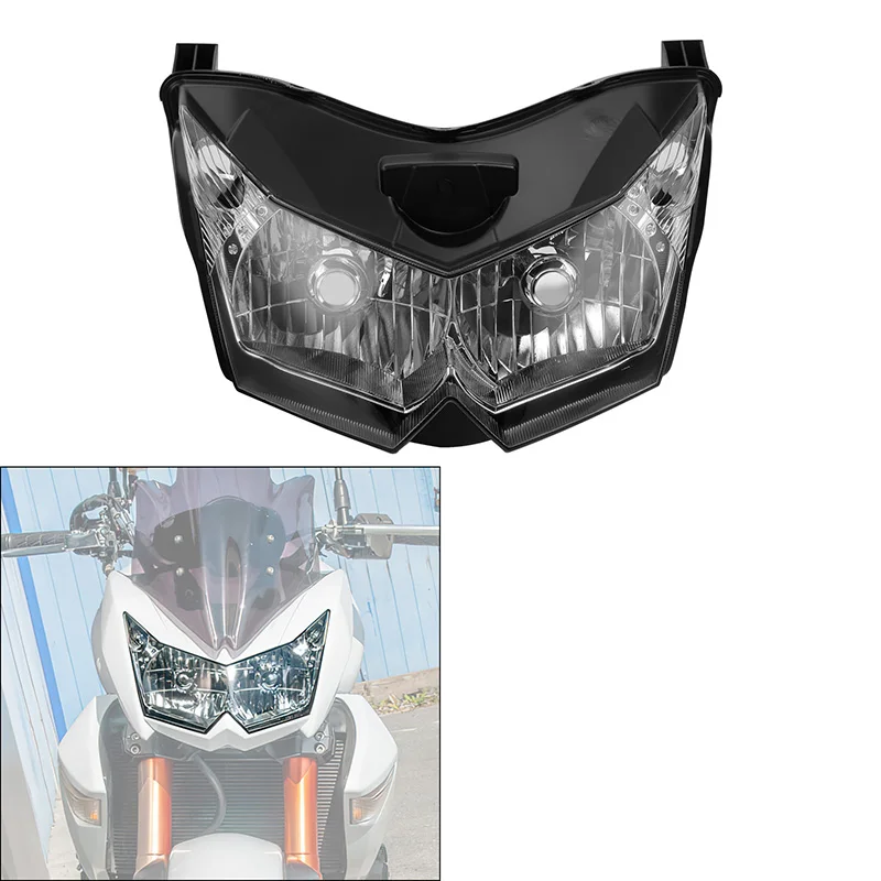 

Motorcycle Front Clear Headlight Assembly For Kawasaki Z750 ZR750L 2007-2010 Z1000 ZRT00B 2007-2009 2008