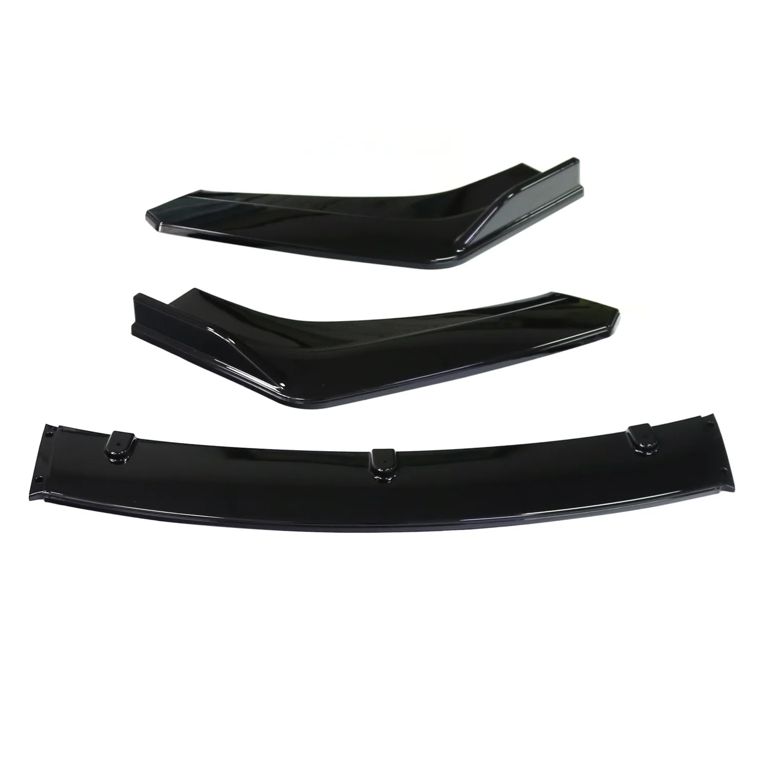 For Volvo S80 MK2 3Pcs Car Front Bumper Lip Spoiler Splitter Diffuser Stinger S80 T5 D4 2013-2016 End-facelift Bodykits Tuning