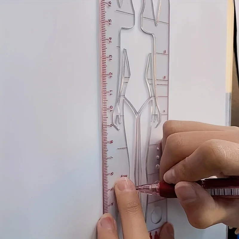Fashion Technology Human Body Template Ruler - Skill Competition Edition