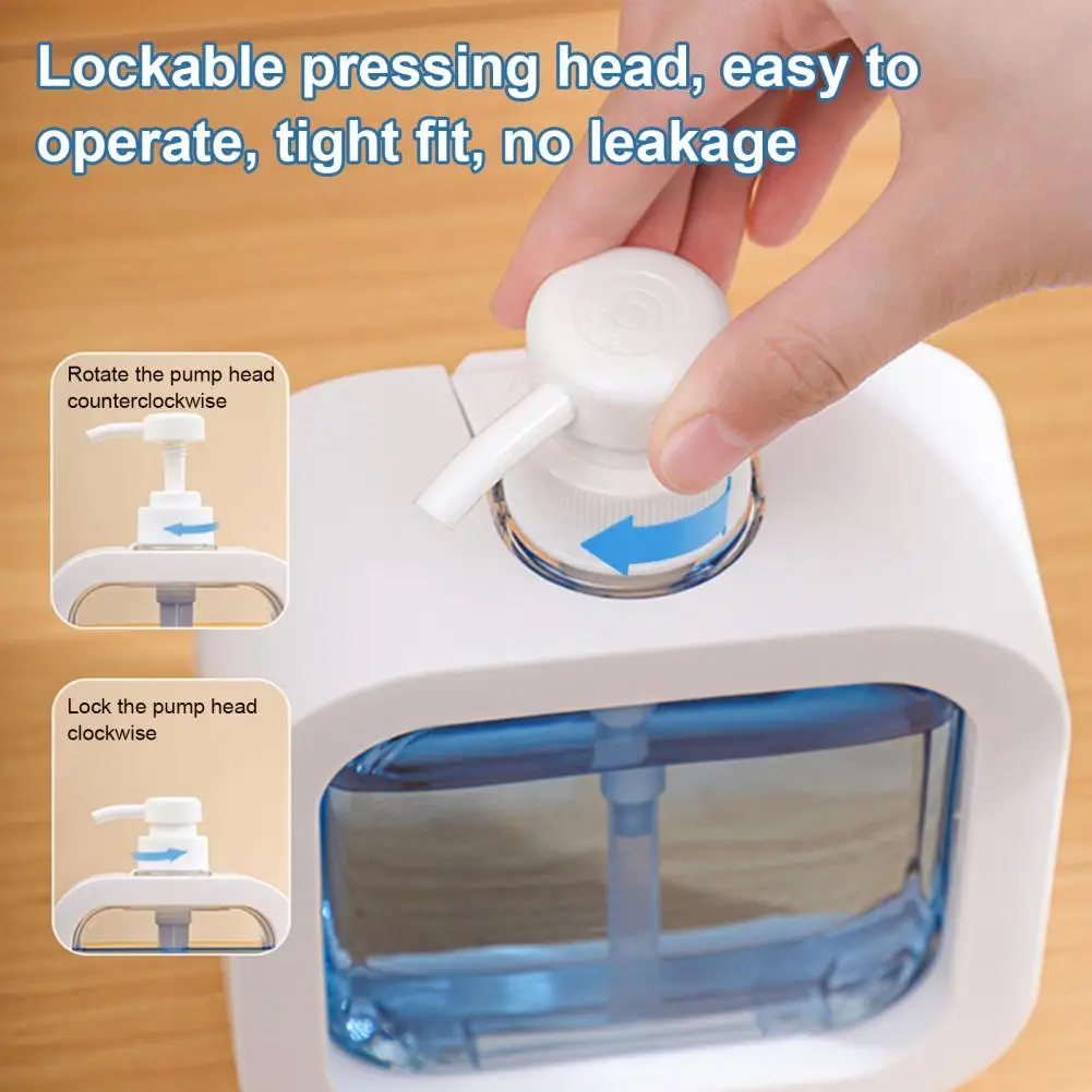 300/500ML Liquid Soap Dispenser Shampoo Body Hand Wash Shower Gel Facial Cleanser Container Bathroom Empty Press Pump Bottle