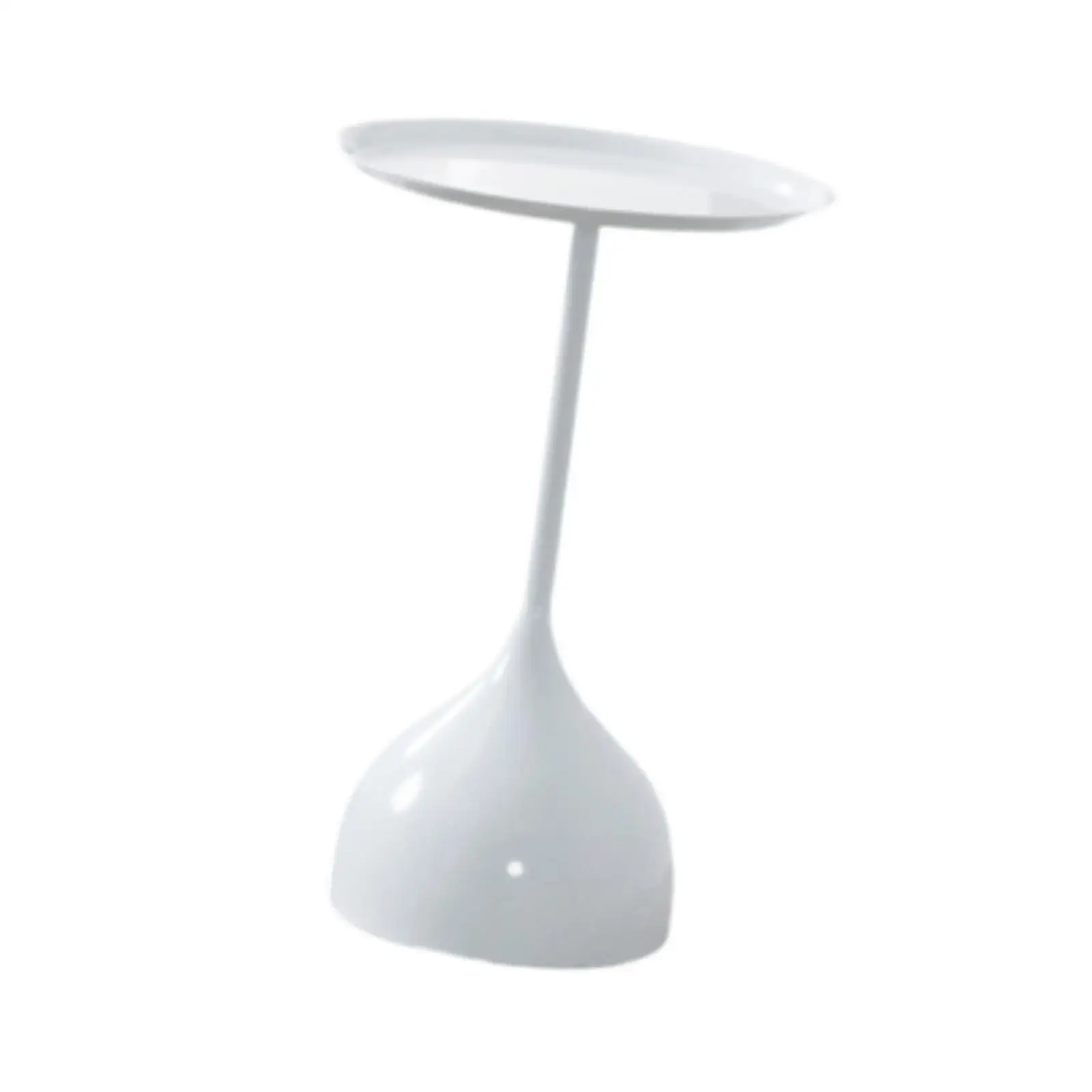 End Side Table Drink Desk Nordic Smooth Cute Plant Stand Multifunction Coffee Table for Patio Cabin Apartment Office Balcony