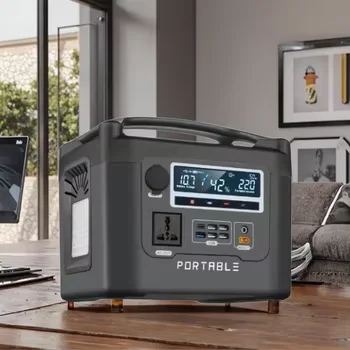 

600 Вт 800 Вт 1200 Вт 1700 Вт 2000 Вт ИБП-генератор солнечная Lifepo4 литиевая батарея портативная станция питания с солнечными панелями