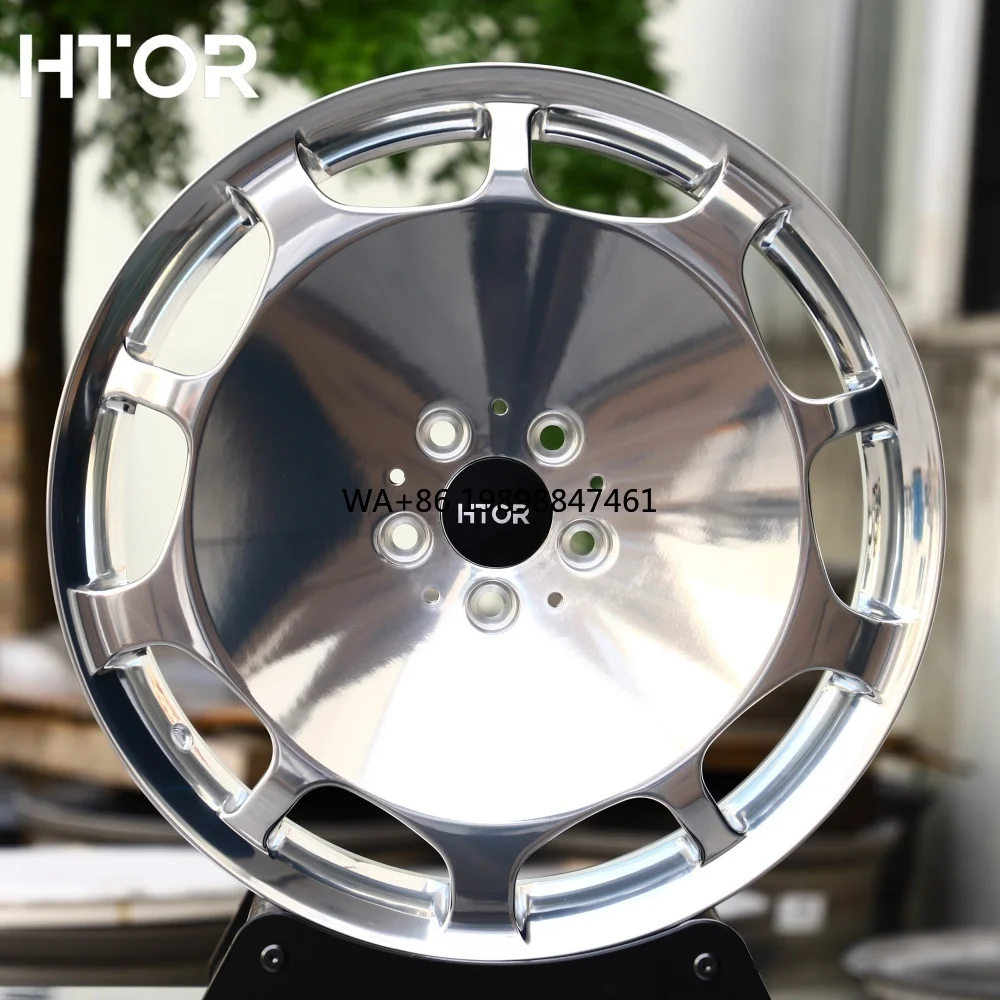 

HTOR New Condition Full Face Design Polished Finish 18 19 20 21 22 Inch Forged Alloy Wheels for Benz E-class S-Class Luxury Car