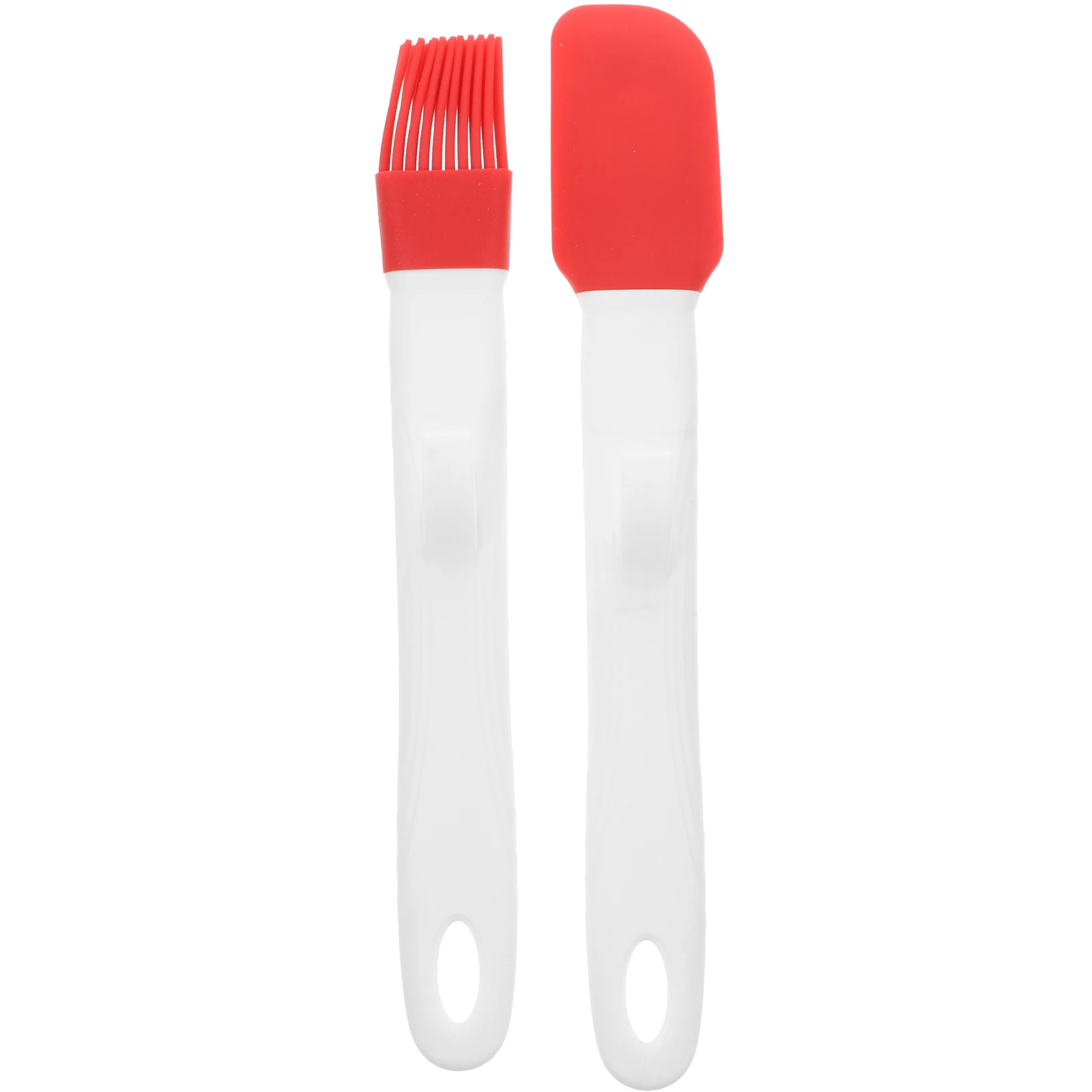 

1 set 1 Set Baking Oil Oil Silicone Brush Cheese Scraper Cake Spatula Silicone Pastry Brush Nonstick Flexible