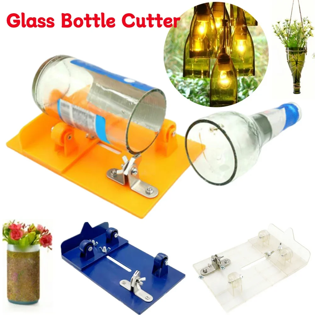 Glass Bottle Cutter Universal Adjustable DIY Sizes Metal Glassbottle Cut Machine Wine Bottles Crafting Decorations Cutting Tools