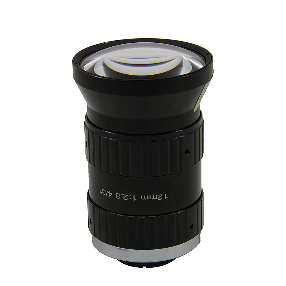 SL-0015 8MP 4K 4K Machine Vision Lens, 12mm EFL, F2.8, C Mount, 4/3
