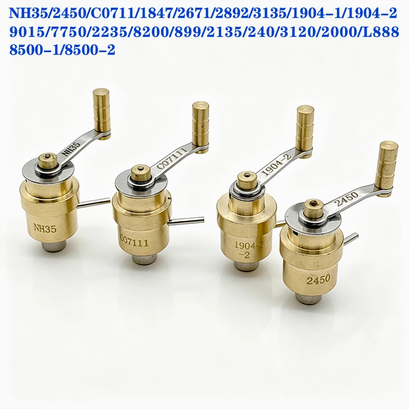 Watch Mainspring Winder Metal Watch Repair Tools NH35 2892 7750 8200 8500 2000 1847 C0711 3135 Mainspring Winder Set