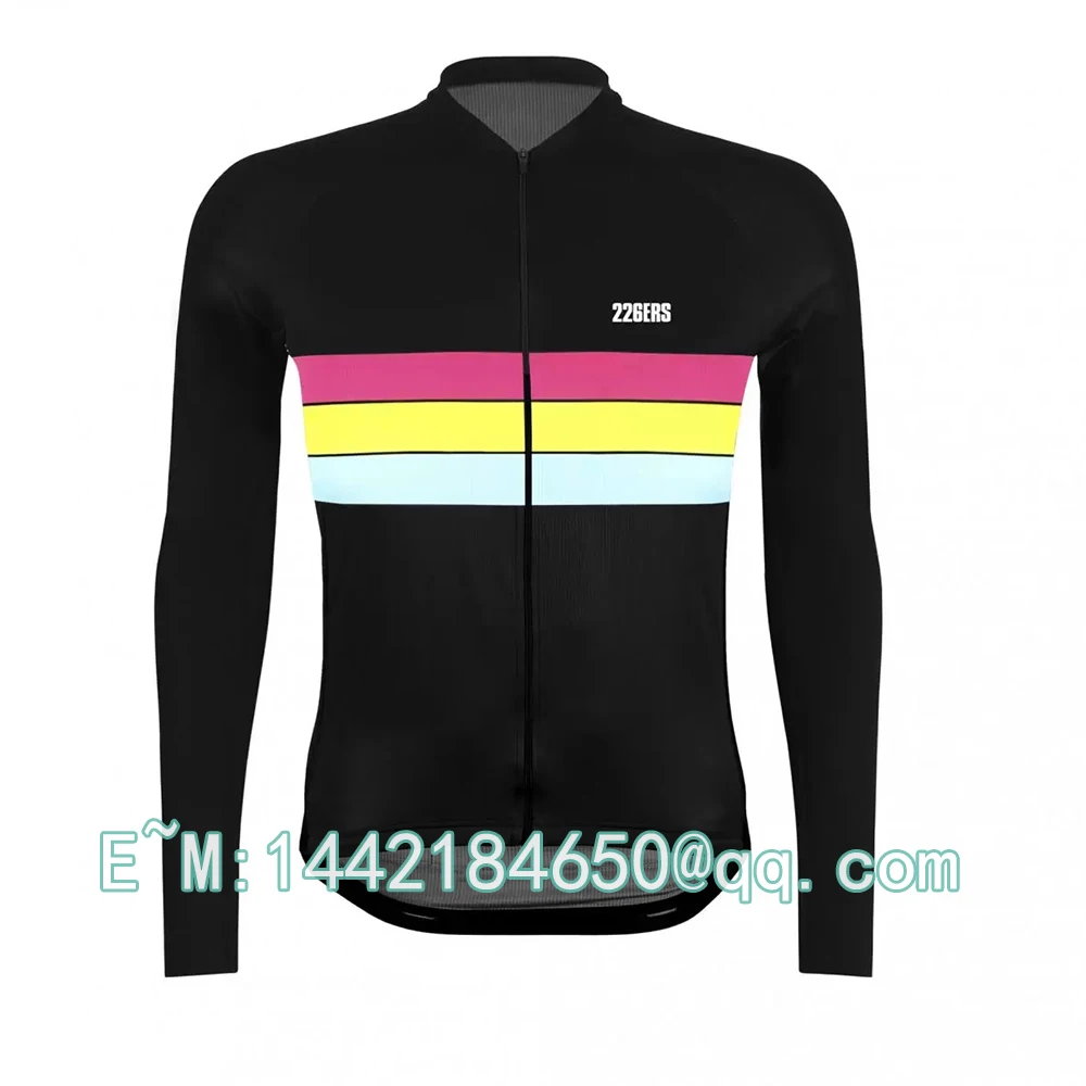 Cycling Clothing Kit for Men, Thin Long Sleeve Jersey, MTB Road Bicycle Jersey, Summer and Autumn, 226ERS