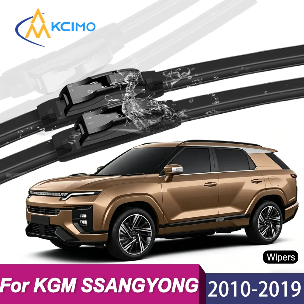 

Reliable Durable 2-Pack Windshield Wipers for KGM SSANGYONG Actyon 2010-2019, All-Weather Clear Vision, Safe Driving