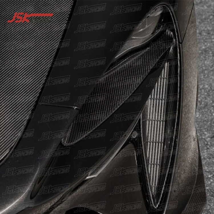 Novit Style Carbon Fiber Headlight Cover  Eyebrow for 2021-2024 Mclaren Artura