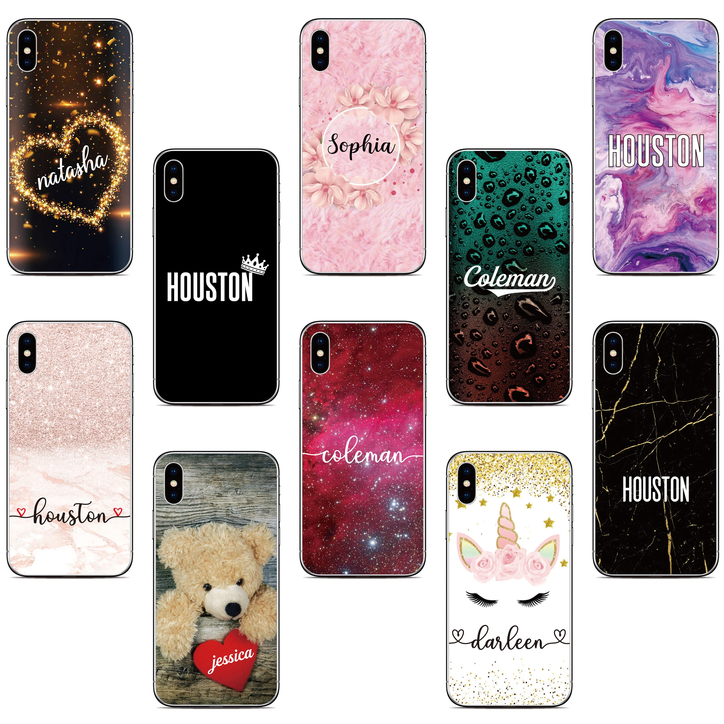 Custom Name Cover For TCL 40 XL 30 SE 10 Lite 10L Plus 20 Pro R 20B 30E 403 306 305 405 406 408 303 ION X A3 20S  5G Phone Case