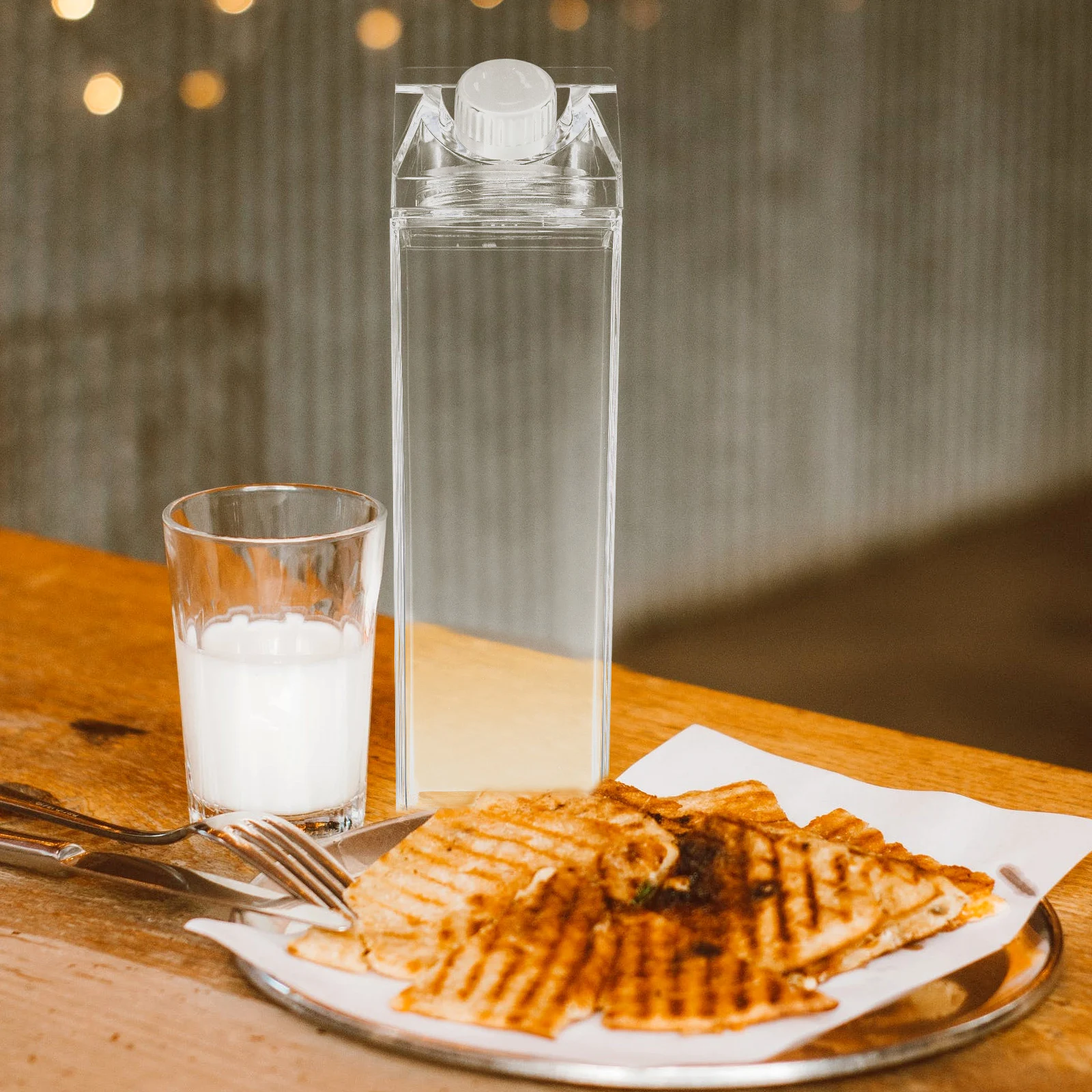 

Juice and Milk Cup Container Empty Cartons Transparent Clear Water Bottle Plastic Drinks for Adults