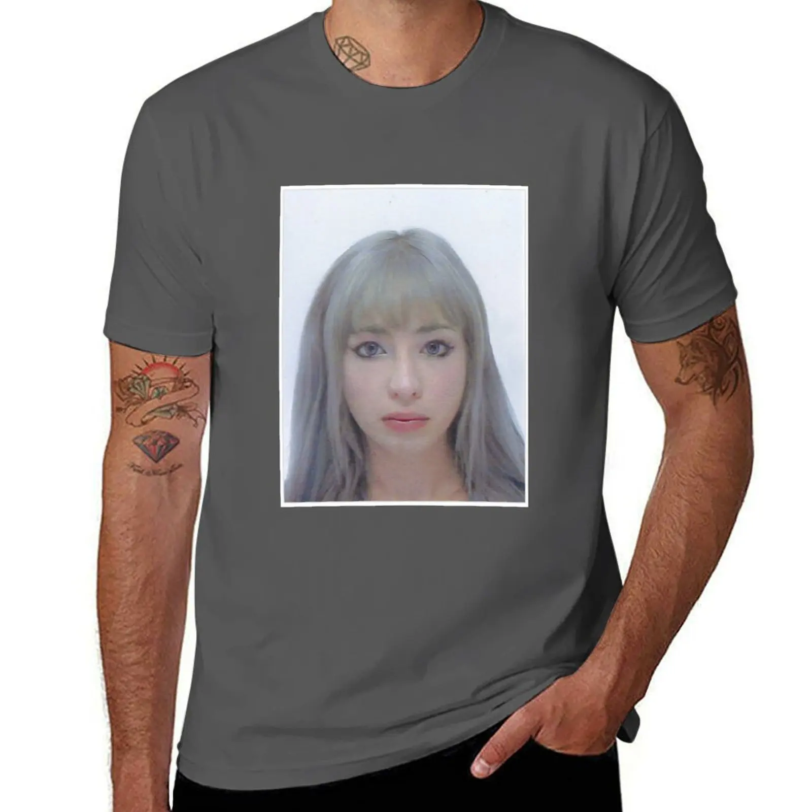 

Kero Kero Bonito Time n Place Album Cover Mugshot T-Shirt Minimalist Graphic Tee Shirt